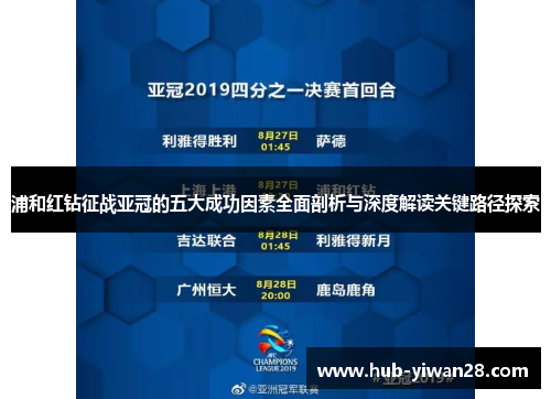 浦和红钻征战亚冠的五大成功因素全面剖析与深度解读关键路径探索 浦和红钻征战亚冠的五大成功因素全面剖析与深度解读关键路径探索